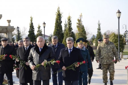 Füzulidə Ulu öndər Heydər Əliyevin anım mərasimi - FOTOLAR