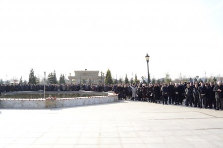 Füzulidə Ulu öndər Heydər Əliyevin anım mərasimi - FOTOLAR