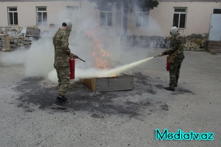 Nərimanovda Ümumdünya Mülki Müdafiə günü ilə bağlı tədbir keçirilib - FOTOLAR