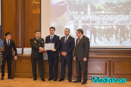 Nərimanovda “Vətənin müdafiəsinə hazıram!” mövzusunda tədbir keçirilib - FOTOLAR