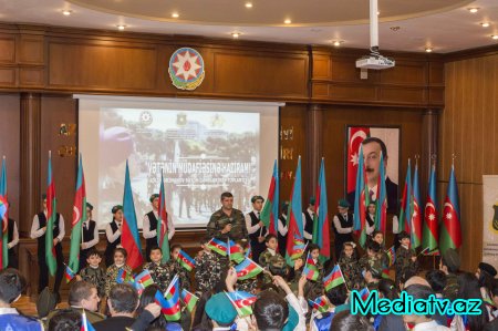 Nərimanovda “Vətənin müdafiəsinə hazıram!” mövzusunda tədbir keçirilib - FOTOLAR