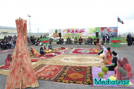 Füzulidə Novruz bayramı münasibəti ilə ümumrayon şənliyi keçirildi - FOTOLAR