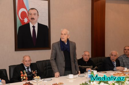 Nəsimidə müharibə və əmək veteranları ilə görüş keçirilib - FOTOLAR