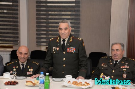 Nəsimidə müharibə və əmək veteranları ilə görüş keçirilib - FOTOLAR