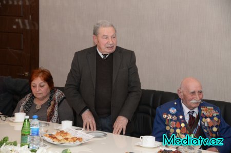 Nəsimidə müharibə və əmək veteranları ilə görüş keçirilib - FOTOLAR