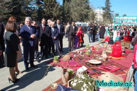 Biləsuvarda Novruz bayramına həsr olunmuş bayram şənlikləri keçirildi - FOTOLAR