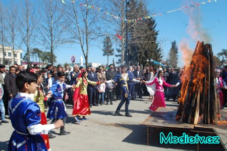 Biləsuvarda Novruz bayramına həsr olunmuş bayram şənlikləri keçirildi - FOTOLAR