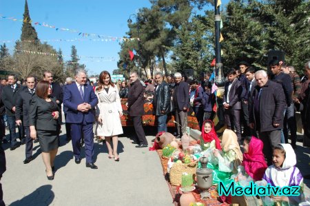 Biləsuvarda Novruz bayramına həsr olunmuş bayram şənlikləri keçirildi - FOTOLAR