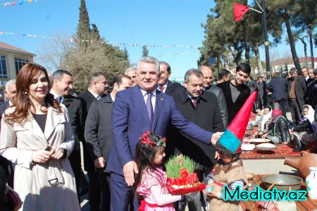 Biləsuvarda Novruz bayramına həsr olunmuş bayram şənlikləri keçirildi - FOTOLAR