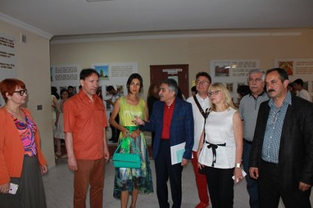 Ukraynalı yazıçılar BSU-da olublar