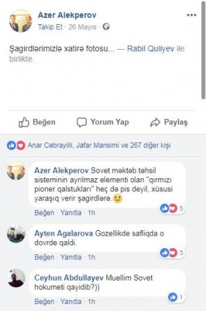 Bakıda məktəb direktorunun erməni sevgisi - Foto