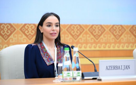 Leyla Əliyeva Türkmənistanda beynəlxalq konfransda - Fotolar