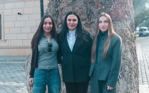 Prezidentin qızı və gəlini Müqəddəs İohann lüteran kilsəsində - Fotolar